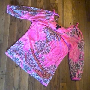 I-N-C cold shoulder tunic